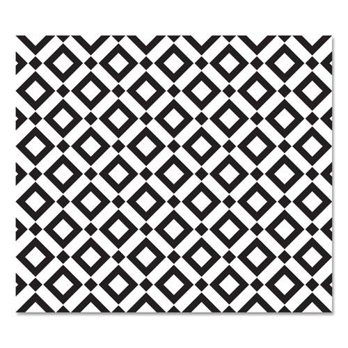 FashionMat Chair Mat, Rectangular, 35 x 40, Diamonds