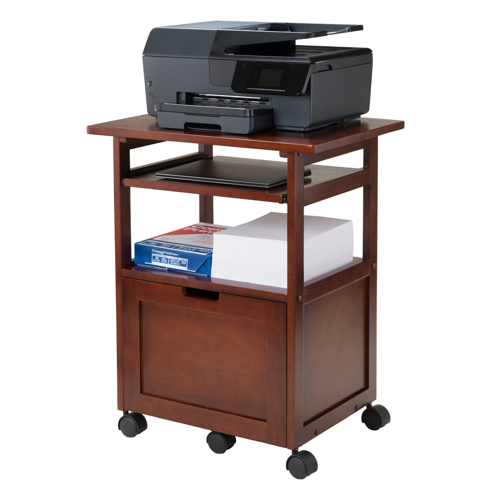 Piper Work Cart / Printer Stand with key board