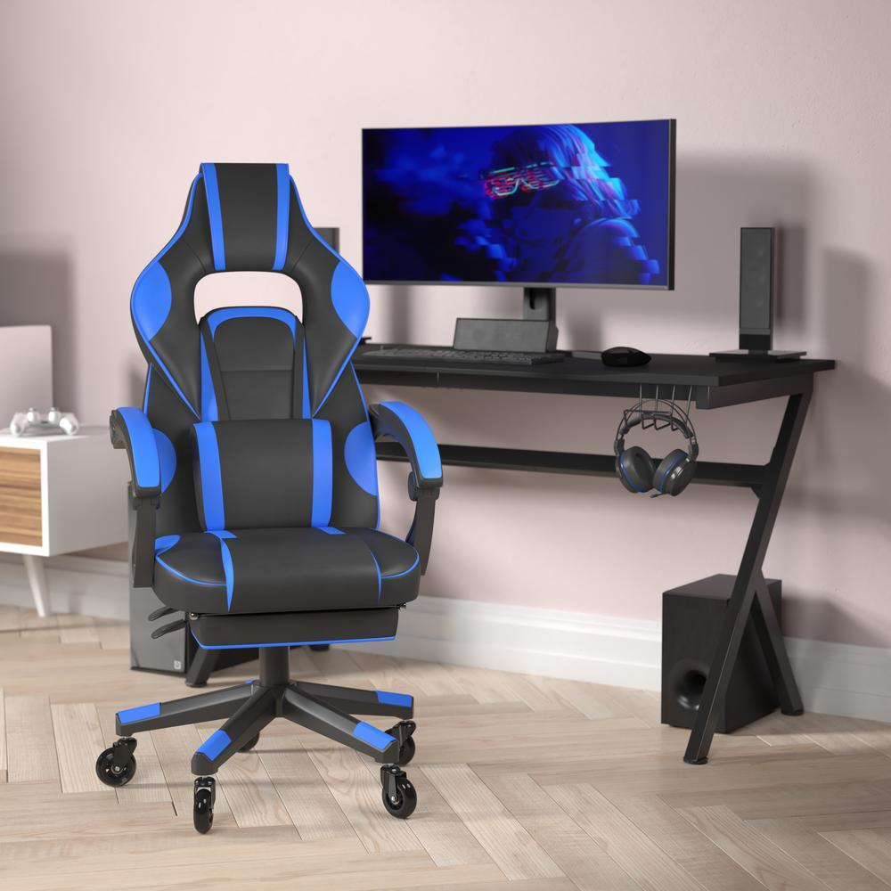 X40 Gaming Chair Racing Computer Chair - Black/Blue