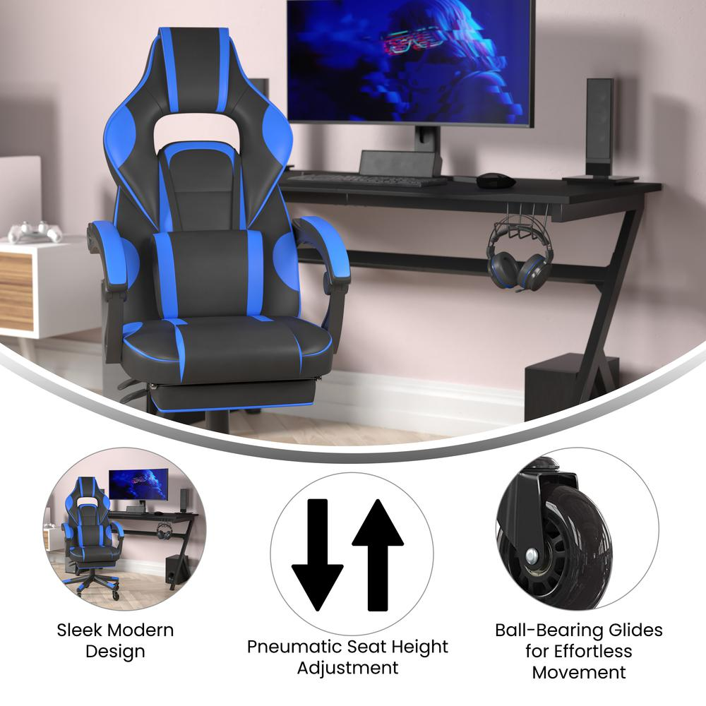 X40 Gaming Chair Racing Computer Chair - Black/Blue