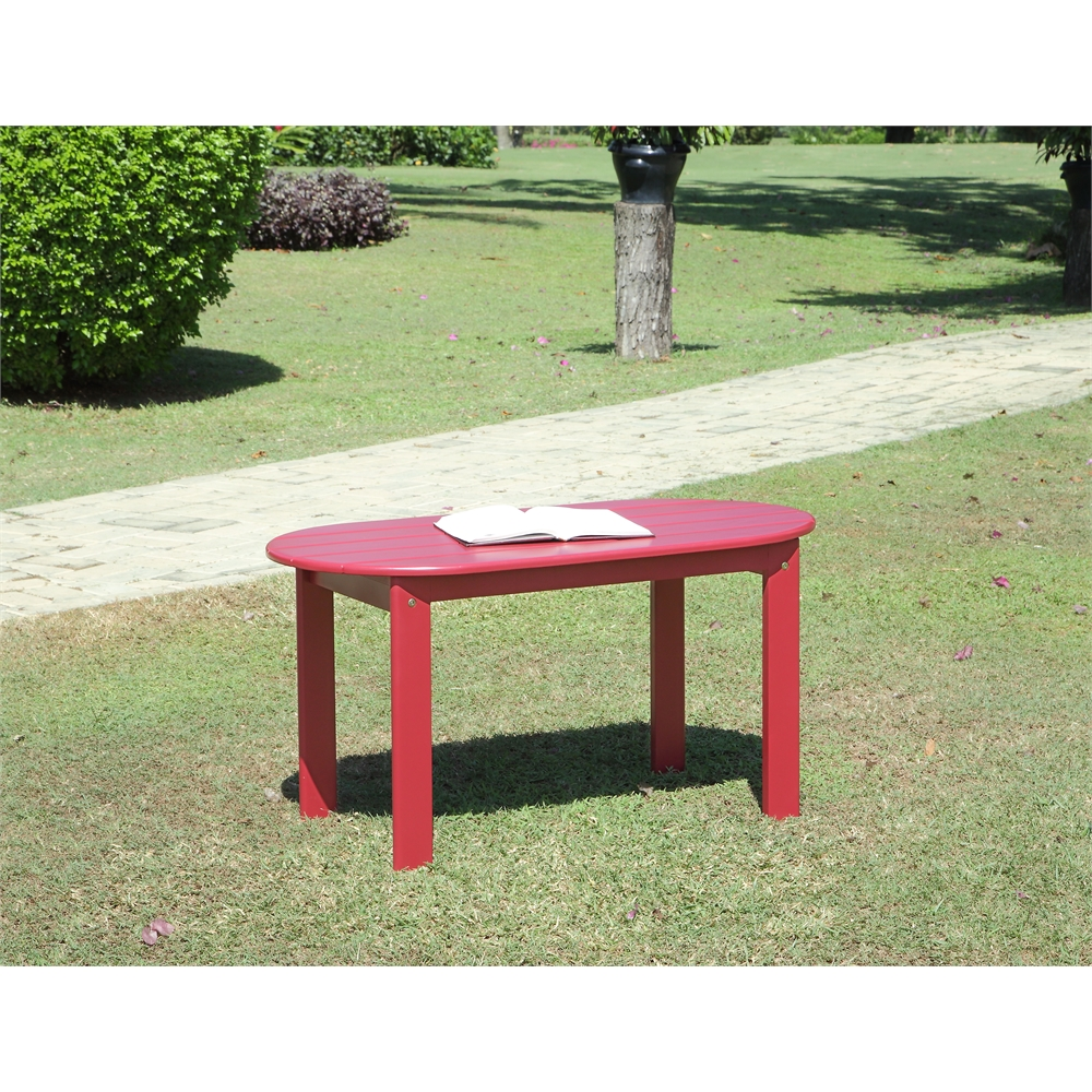 Adirondack Red Coffee Table