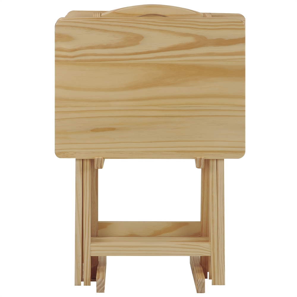 5pcs Tray Table Set-Natural