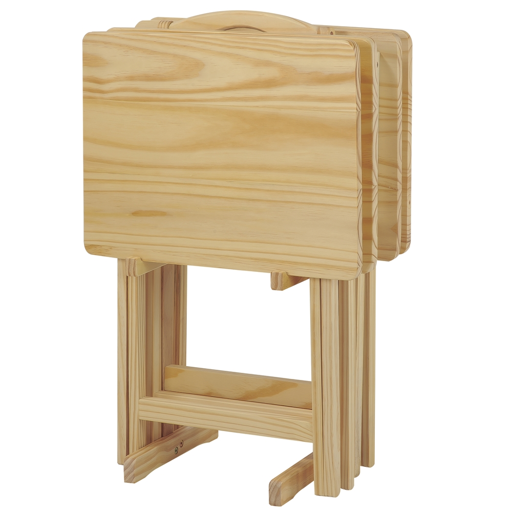 5pcs Tray Table Set-Natural