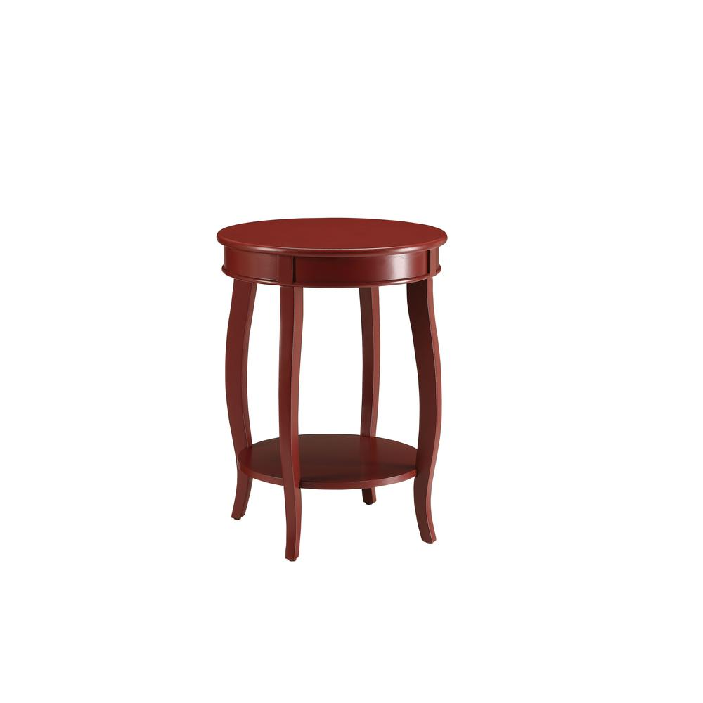 Aberta Side Table, Red