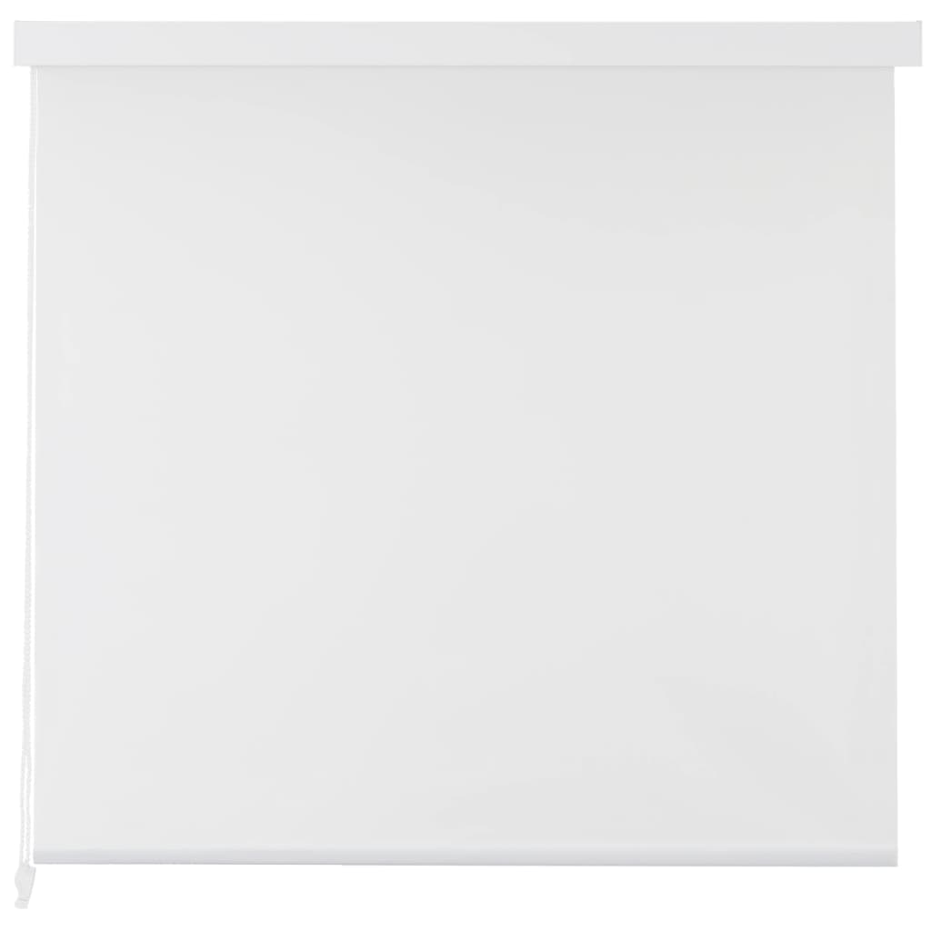 vidaXL Shower Roller Blind 31.5"x94.5" White