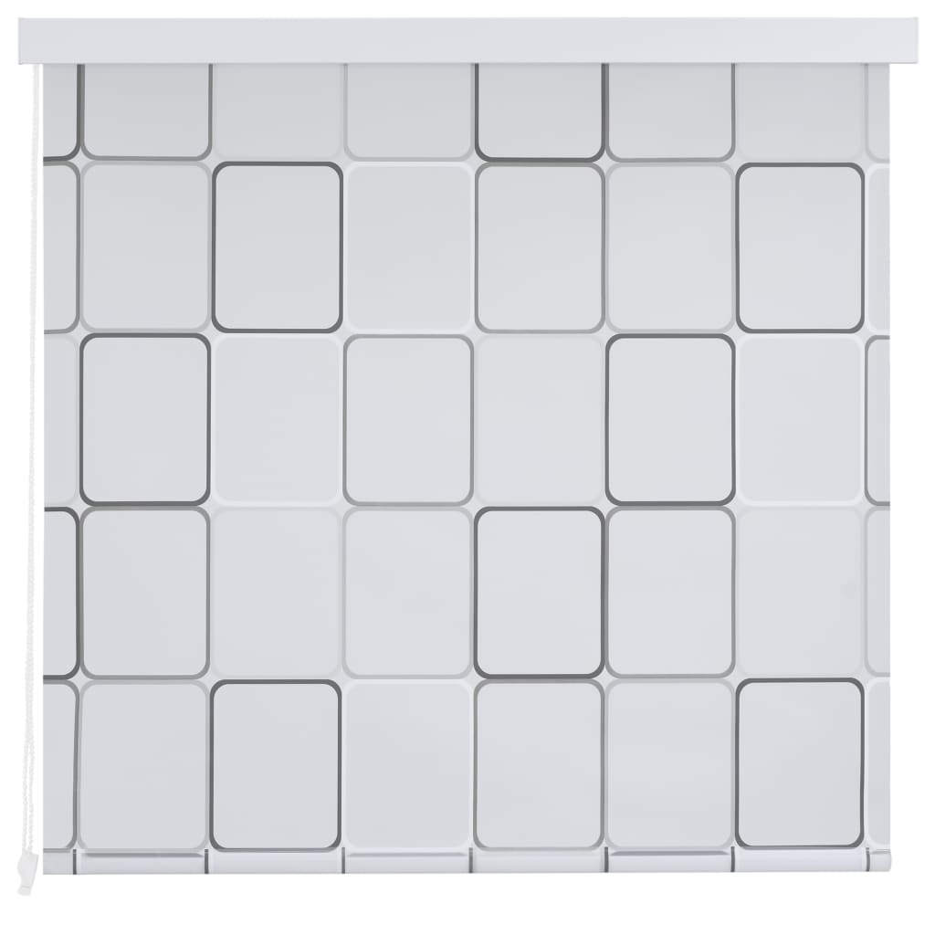 vidaXL Shower Roller Blind 39.4"x94.5" Square