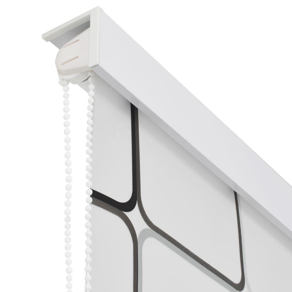 vidaXL Shower Roller Blind 39.4"x94.5" Square