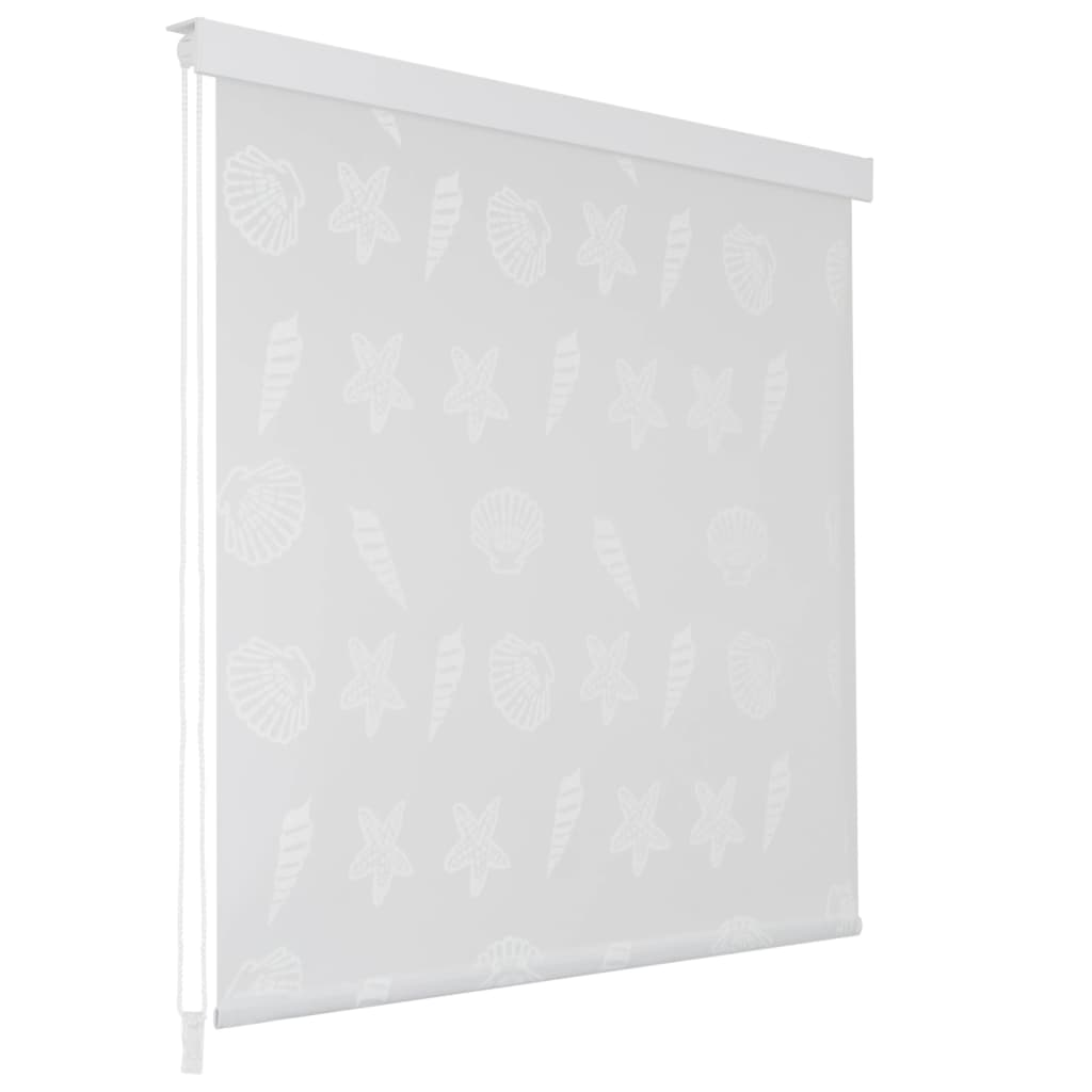 vidaXL Shower Roller Blind 31.5"x94.5" Sea Star