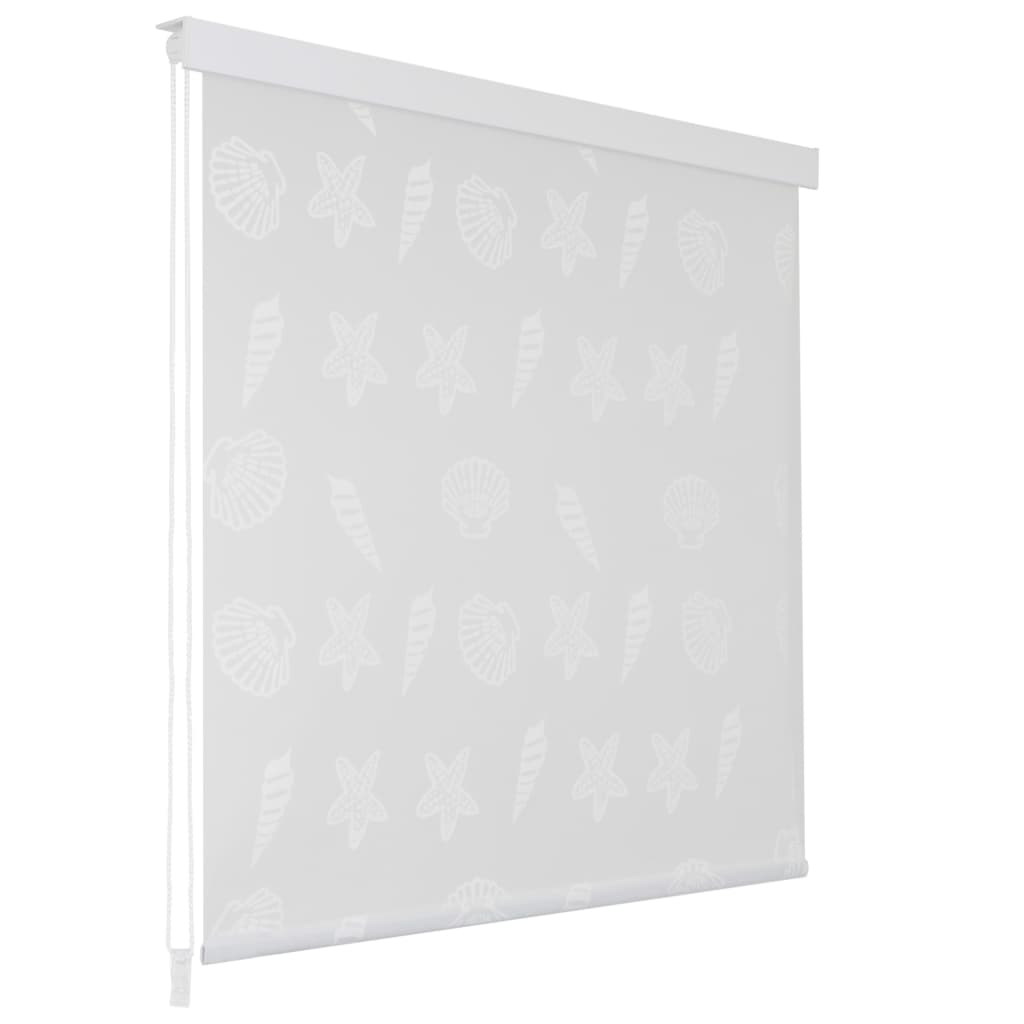 vidaXL Shower Roller Blind 39.4"x94.5" Sea Star