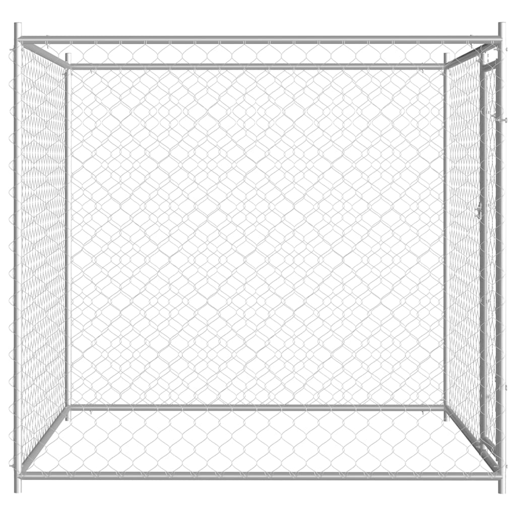 vidaXL Outdoor Dog Kennel 76"x76"x72.8"