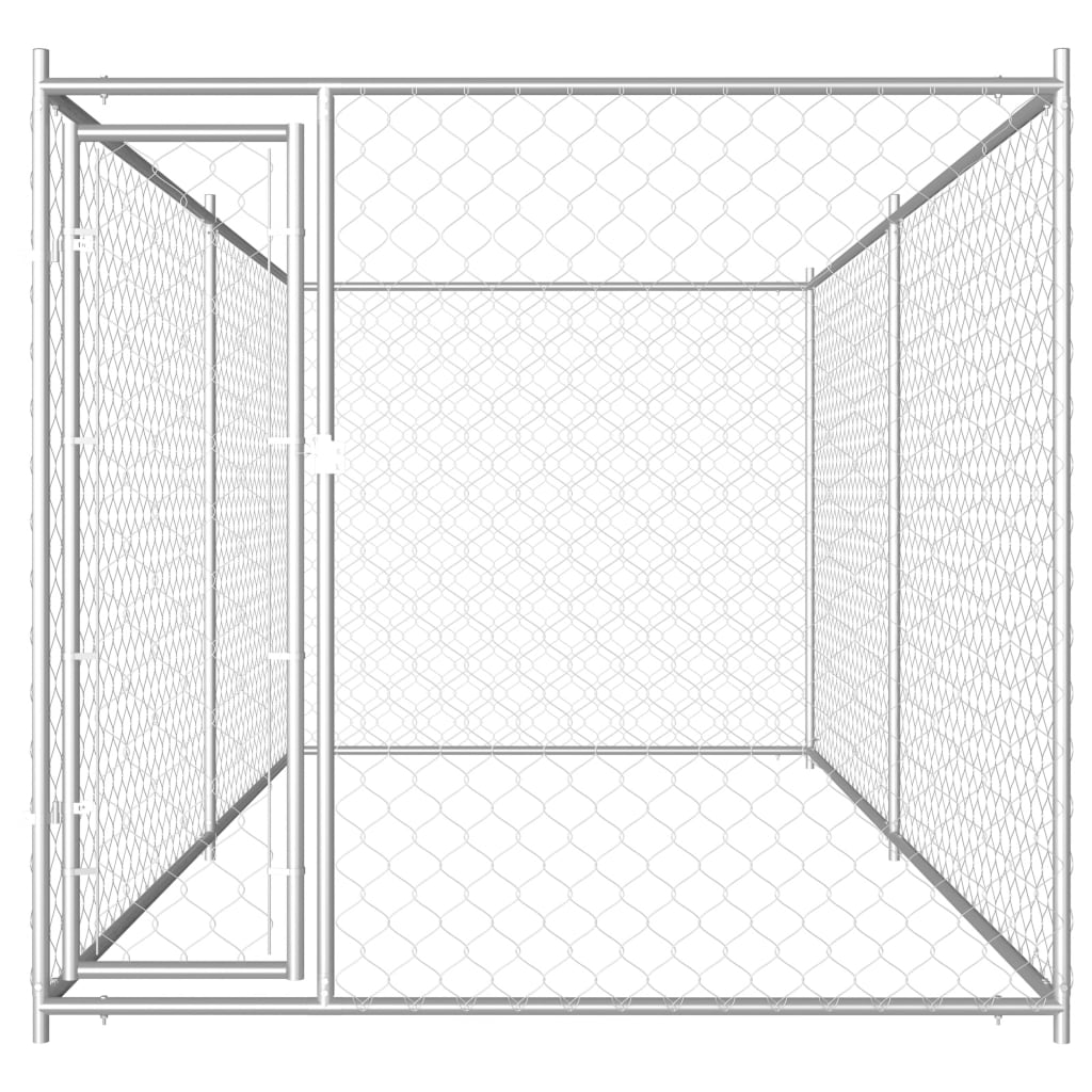 vidaXL Outdoor Dog Kennel 150.4"x75.6"x72.8"