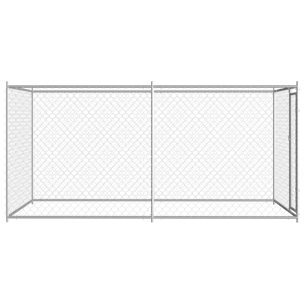 vidaXL Outdoor Dog Kennel 150.4"x75.6"x72.8"