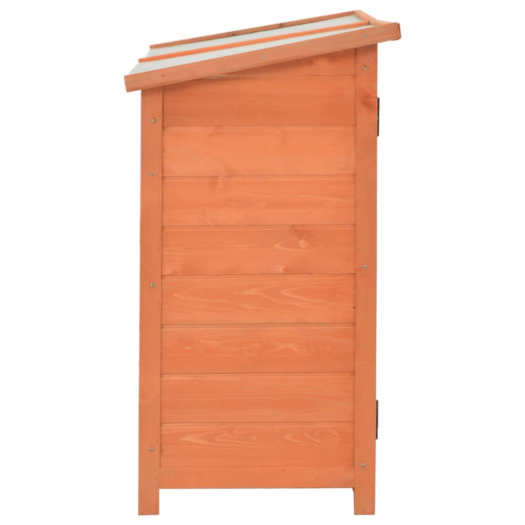 vidaXL Garden Storage Shed 47.2"x19.6"x35.8" Wood