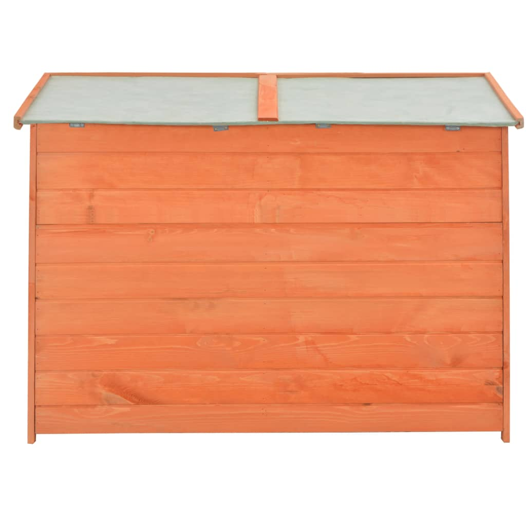 vidaXL Garden Storage Shed 47.2"x19.6"x35.8" Wood