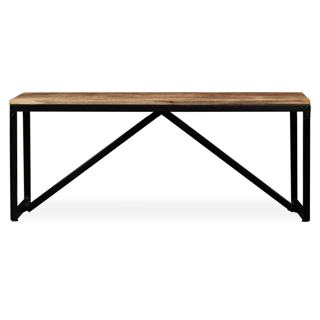 vidaXL Bench Solid Mango Wood 43.3"x13.8"x17.7"