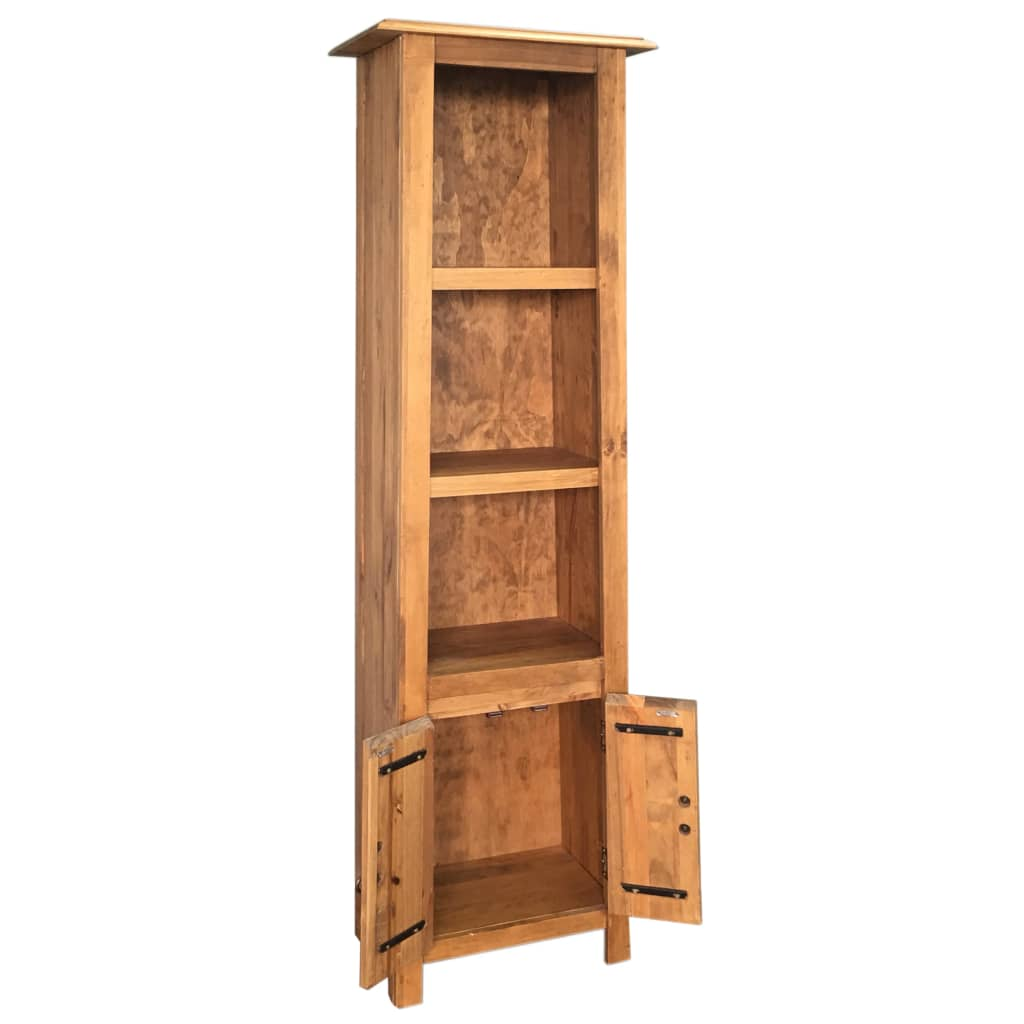 vidaXL Freestanding Bathroom Cabinet Solid Pinewood 18.9"x12.6"x66.9"