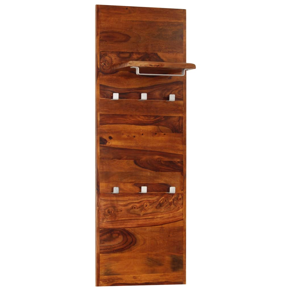 vidaXL Coat Rack Solid Sheesham Wood 46.5"x15.7"