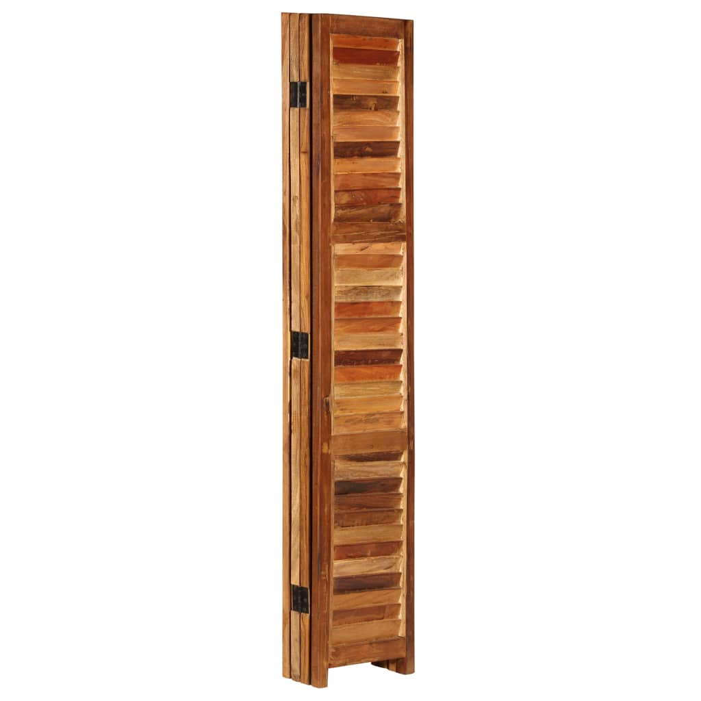 vidaXL Room Divider Solid Reclaimed Wood 66.9"