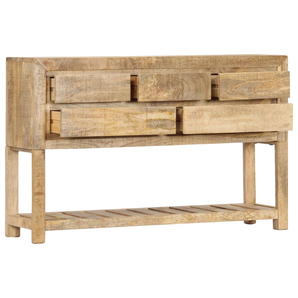 vidaXL Sideboard 47.2"x11.8"x29.5" Solid Mango Wood