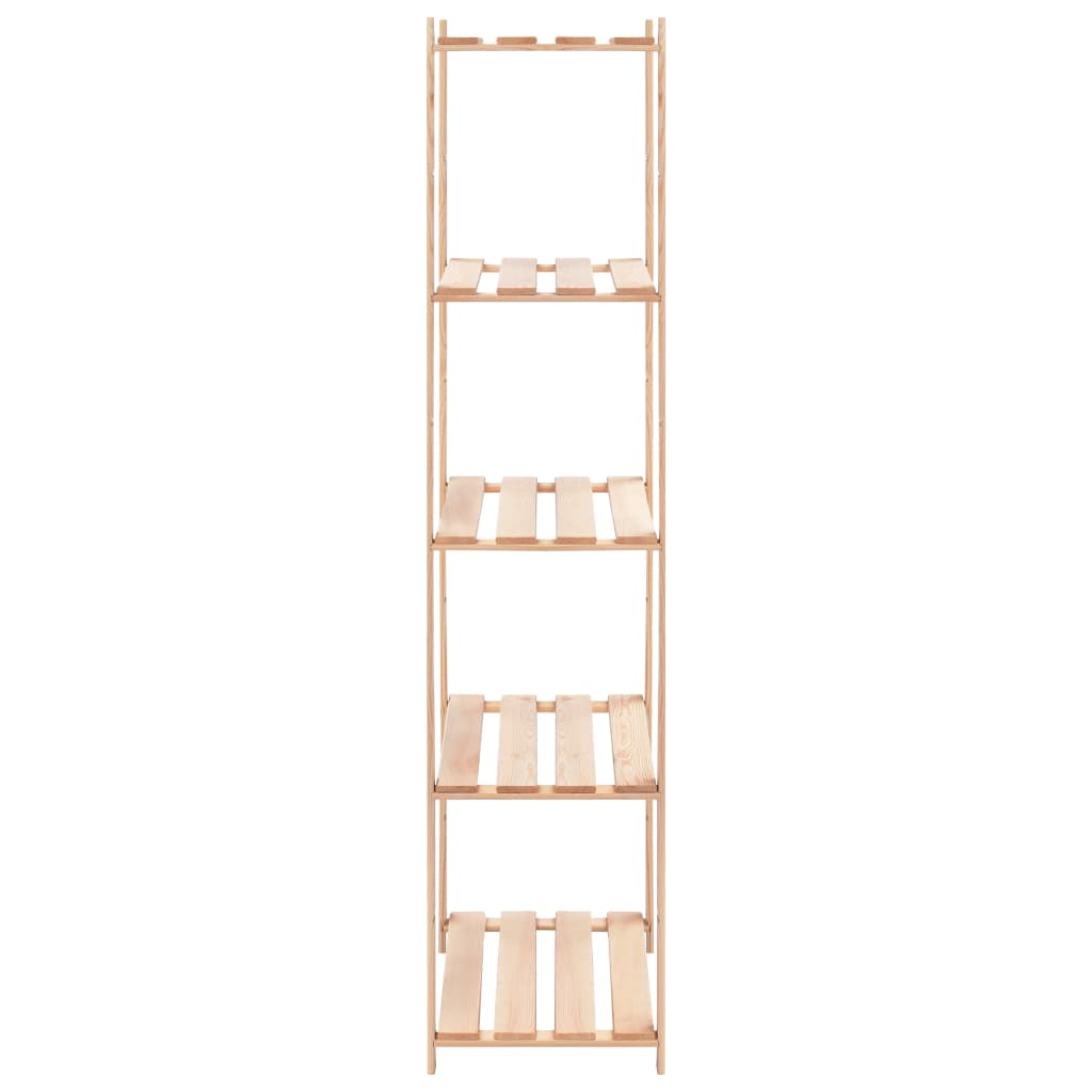 vidaXL 5-Tier Storage Racks 3 pcs 31.5"x15"x66.9" Solid Pinewood 551.2 lb