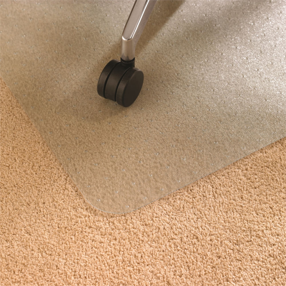 Enhanced Polymer Rectangular Chair Mat for Carpets up to 3/8" - 48" x 51"