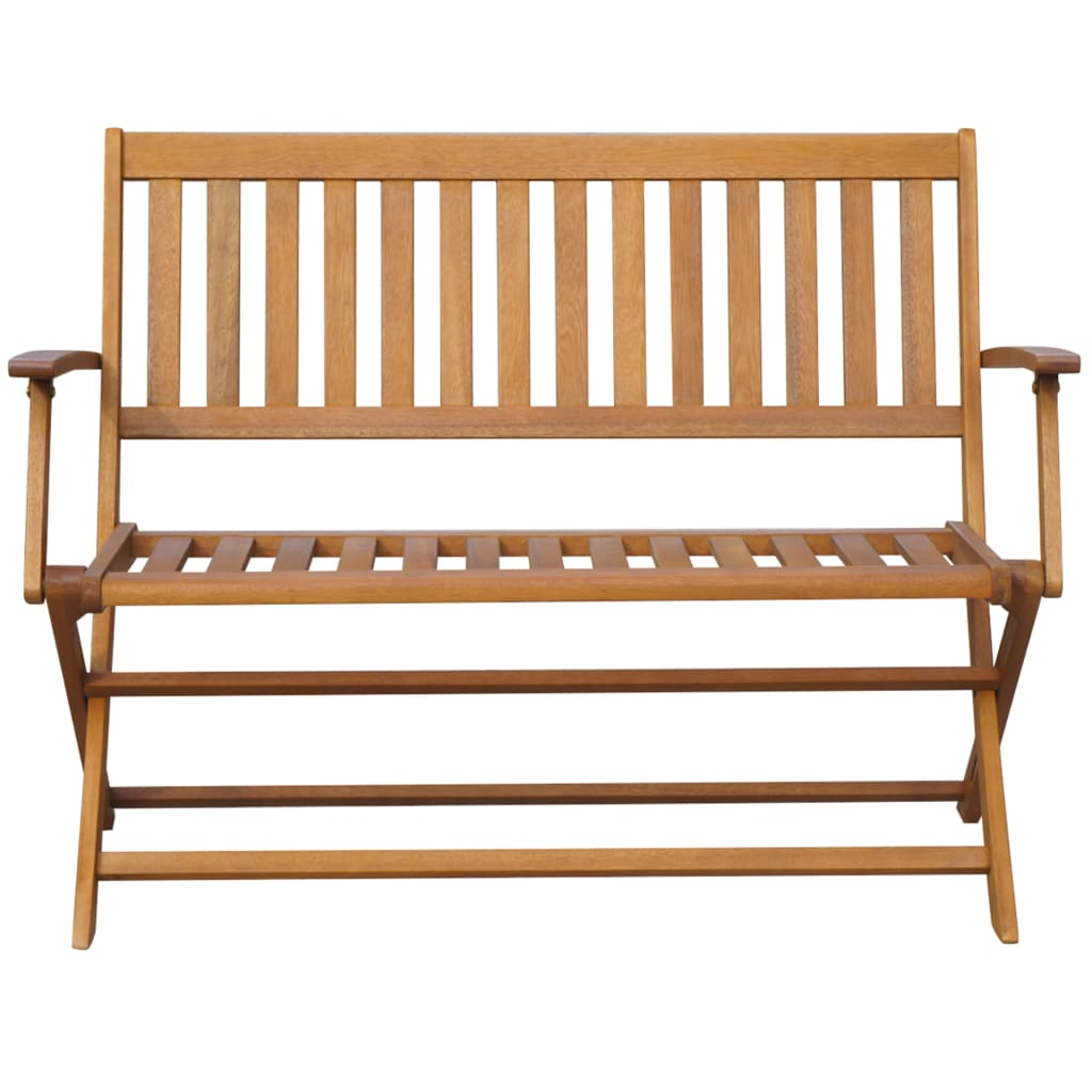 vidaXL Patio Bench with Cushion 47.2'' Solid Acacia Wood