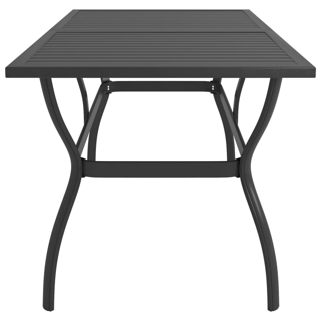 vidaXL Patio Table Anthracite 55.1"x31.5"x28.3" Steel