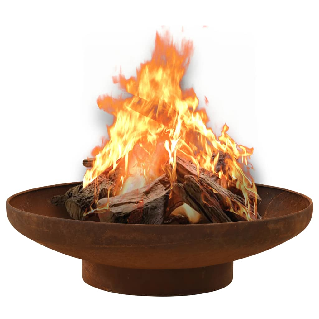 vidaXL Fire Pit 22.4" Steel