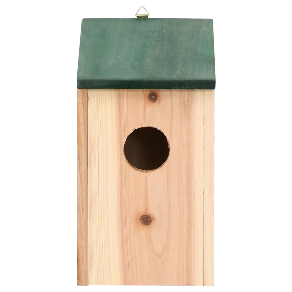 vidaXL Bird Houses 10 pcs Solid Firwood 4.7"x4.7"x8.7"