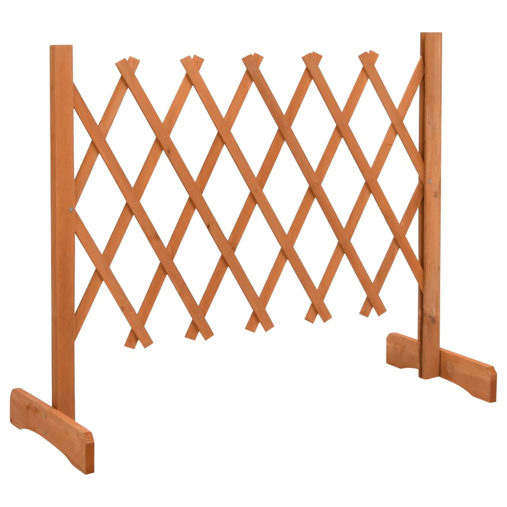 vidaXL Garden Trellis Fence Orange 47.2"x23.6" Solid Firwood