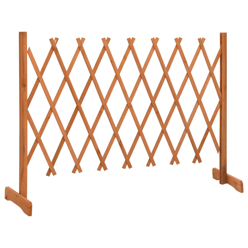 vidaXL Garden Trellis Fence Orange 59.1"x31.5" Solid Firwood