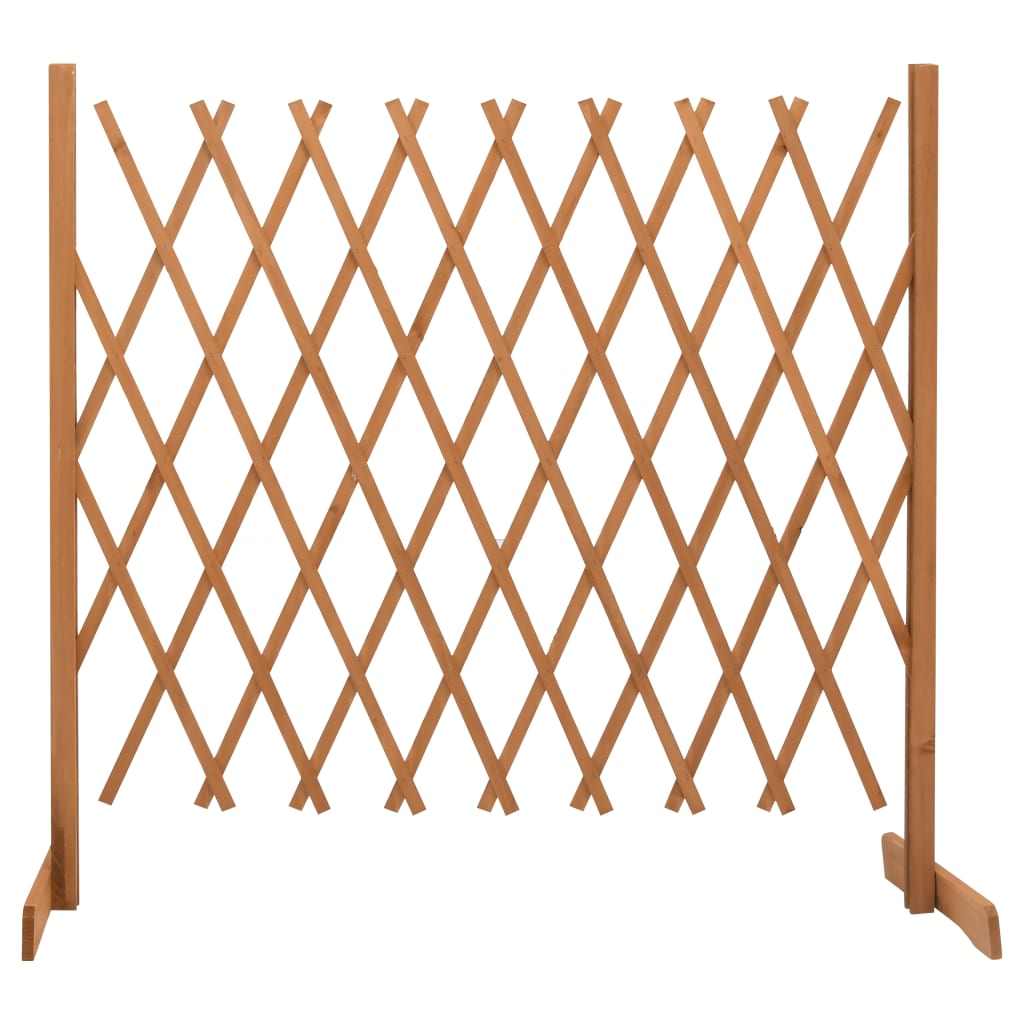 vidaXL Garden Trellis Fence Orange 70.9"x39.4" Solid Firwood