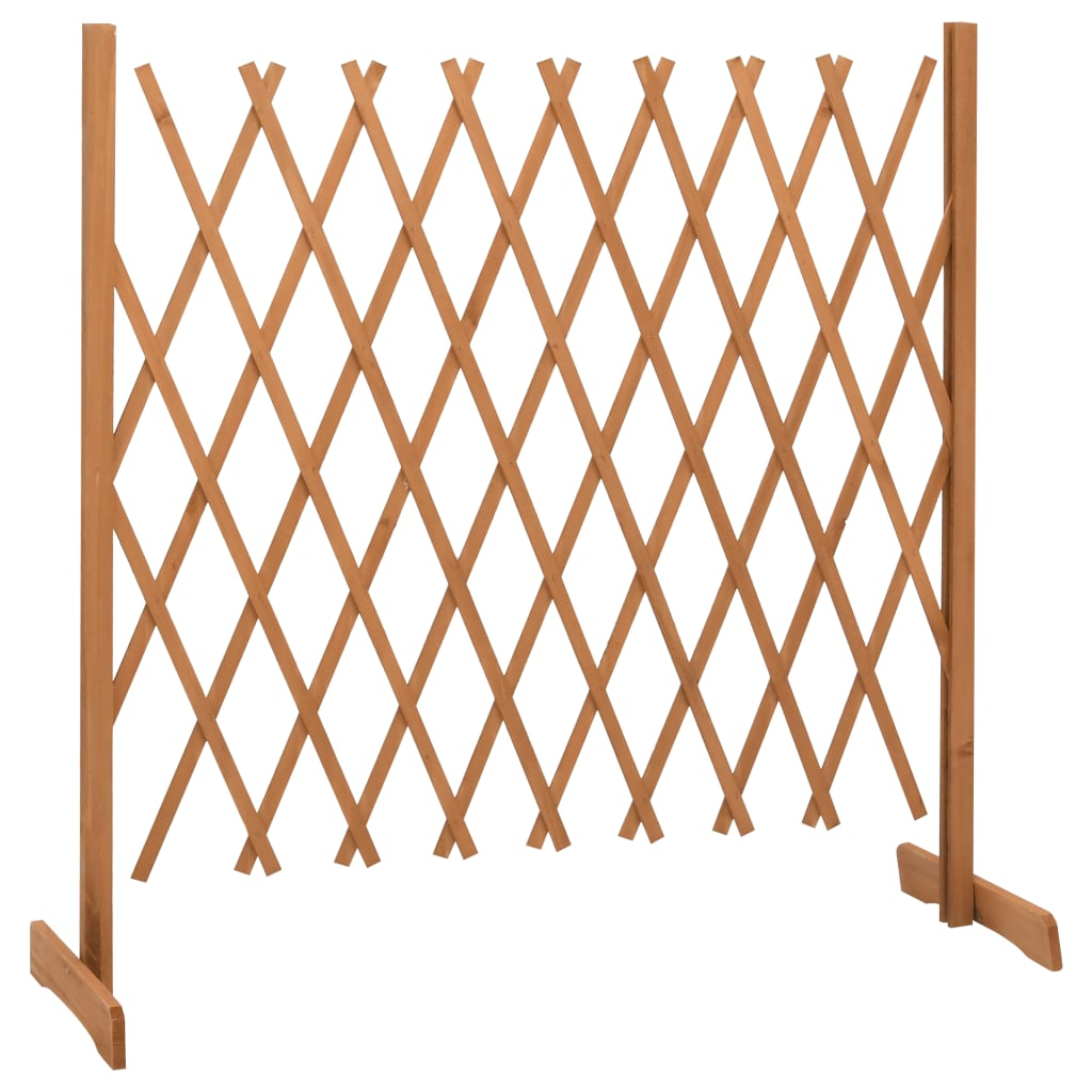 vidaXL Garden Trellis Fence Orange 70.9"x39.4" Solid Firwood