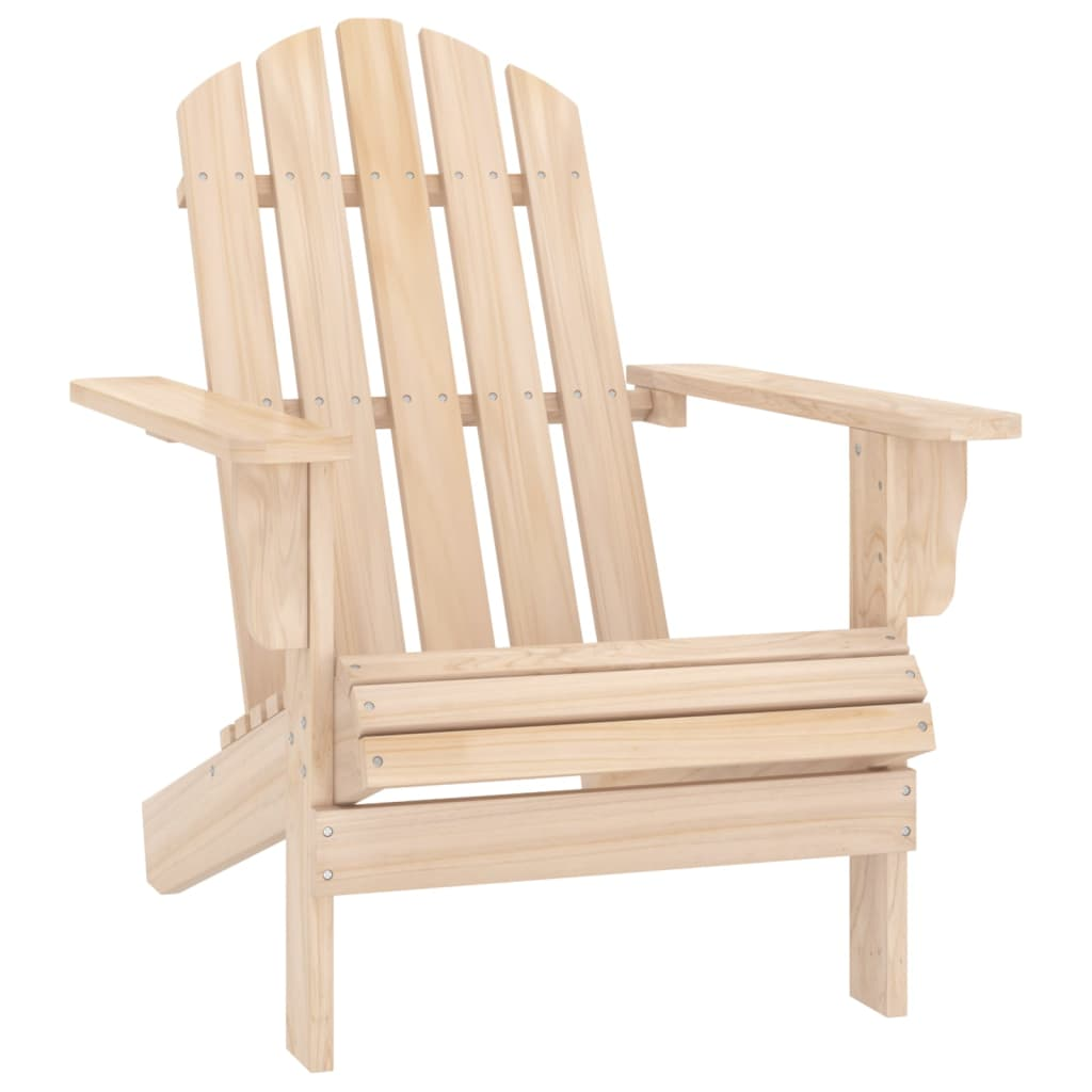 vidaXL Patio Adirondack Chair Solid Fir Wood