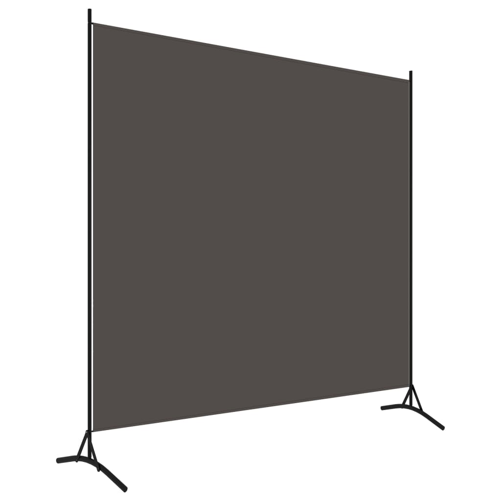 vidaXL Room Divider Anthracite 68.9"x70.9" Fabric