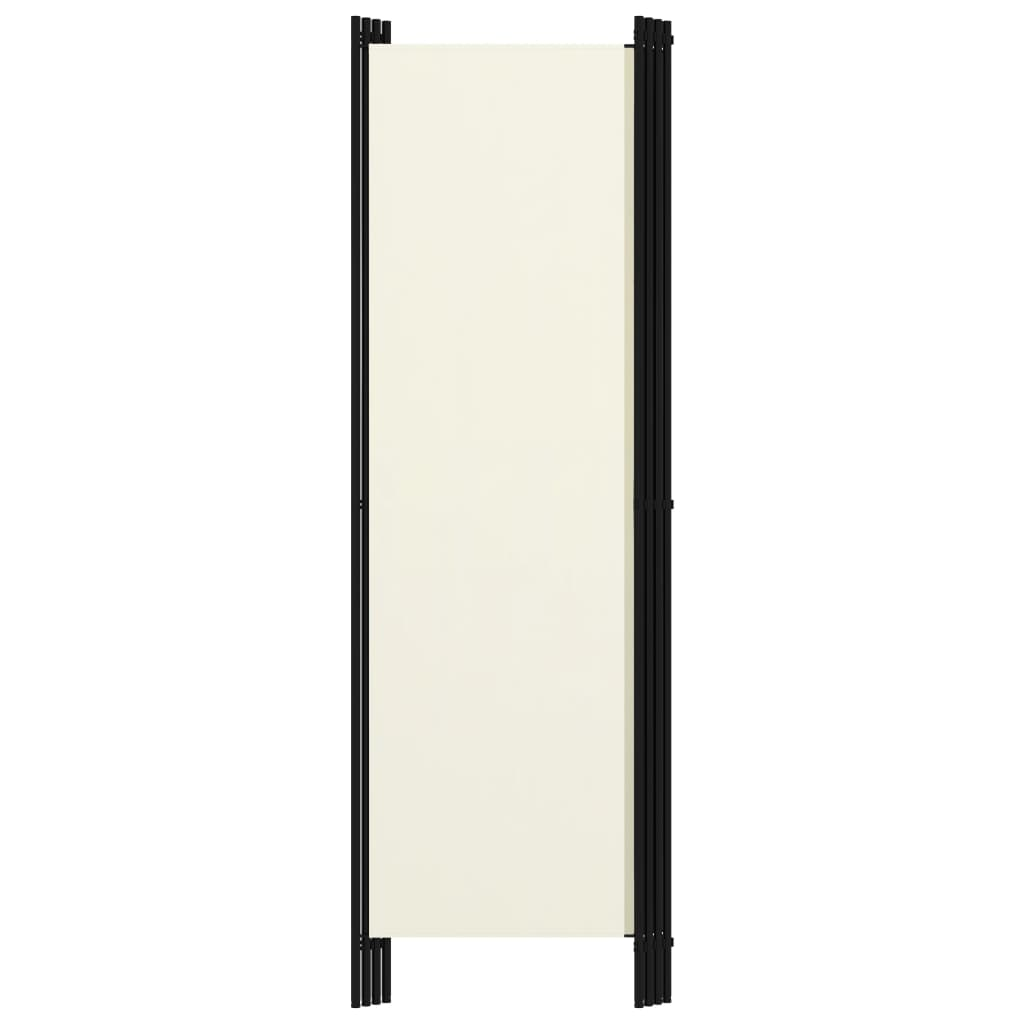 vidaXL 4-Panel Room Divider White 78.7"x70.9"