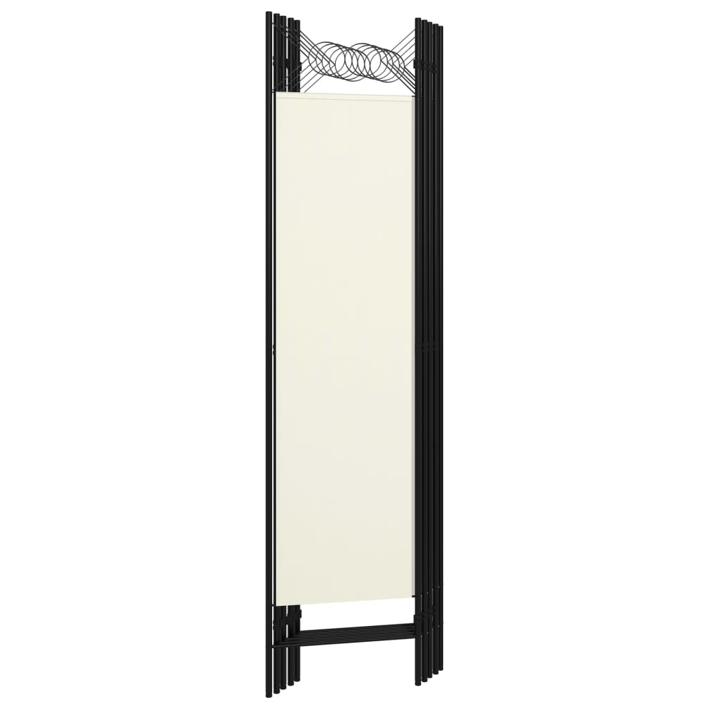 vidaXL 5-Panel Room Divider White 78.7"x70.9"