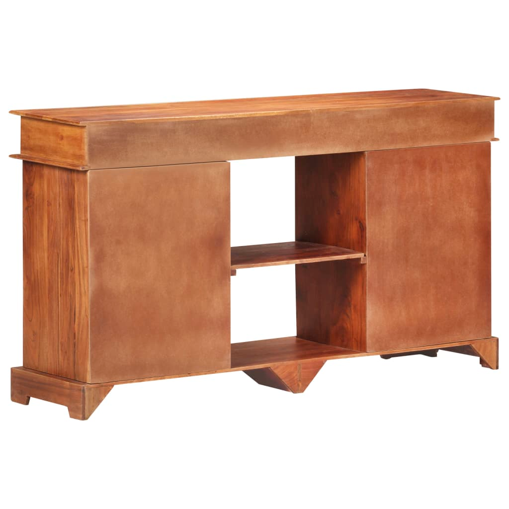 vidaXL Sideboard 53.1"x13.8"x29.5" Solid Acacia Wood