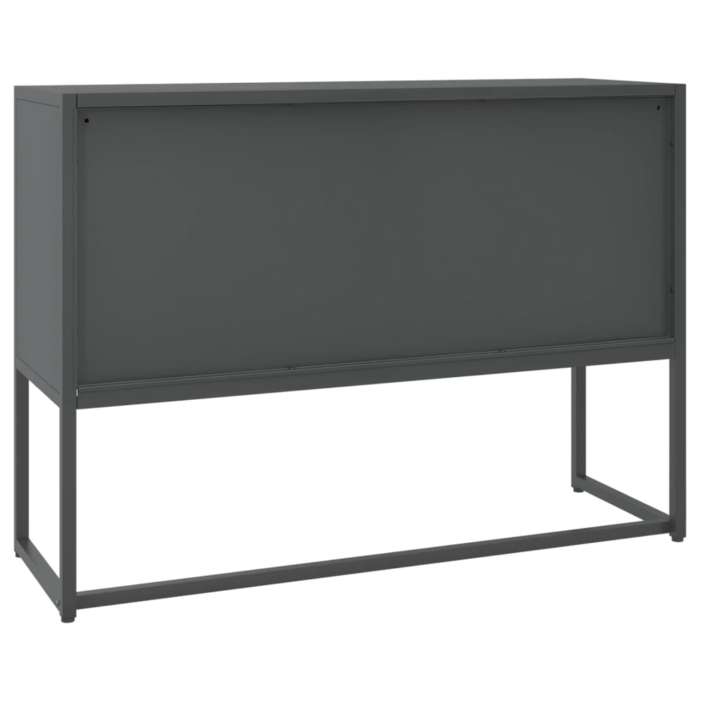 vidaXL Sideboard Anthracite 41.3"x13.8"x29.5" Steel