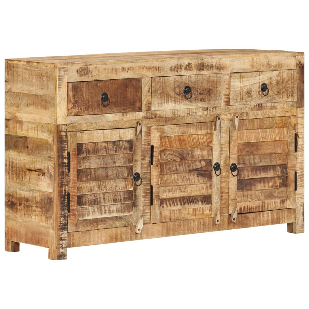 vidaXL Sideboard 43.3"x11.8"x25.6" Solid Wood Mango