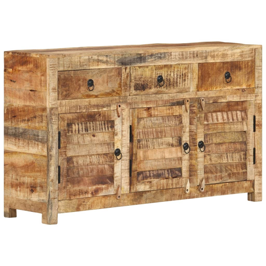 vidaXL Sideboard 43.3"x11.8"x25.6" Solid Wood Mango