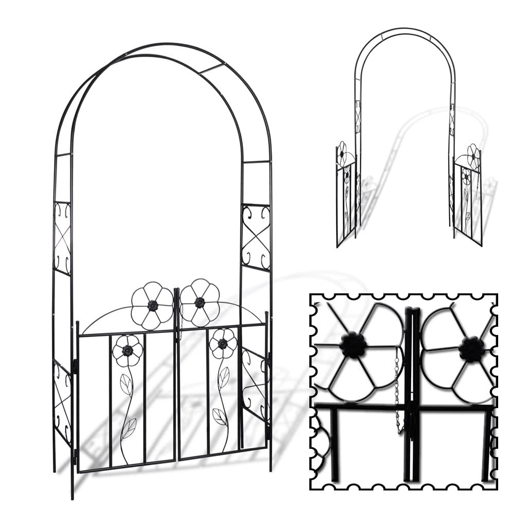 vidaXL Garden Arch Door