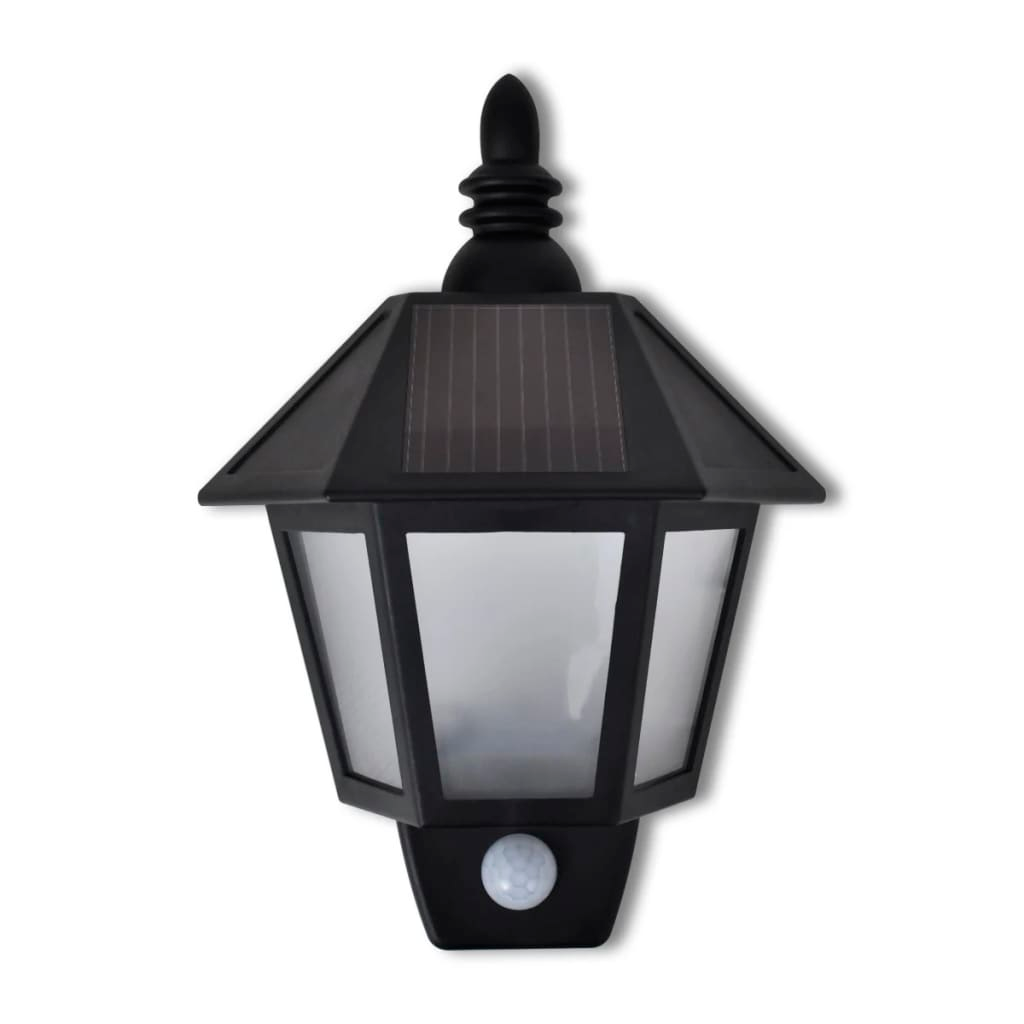 vidaXL Solar Wall Lamp with Motion Sensor