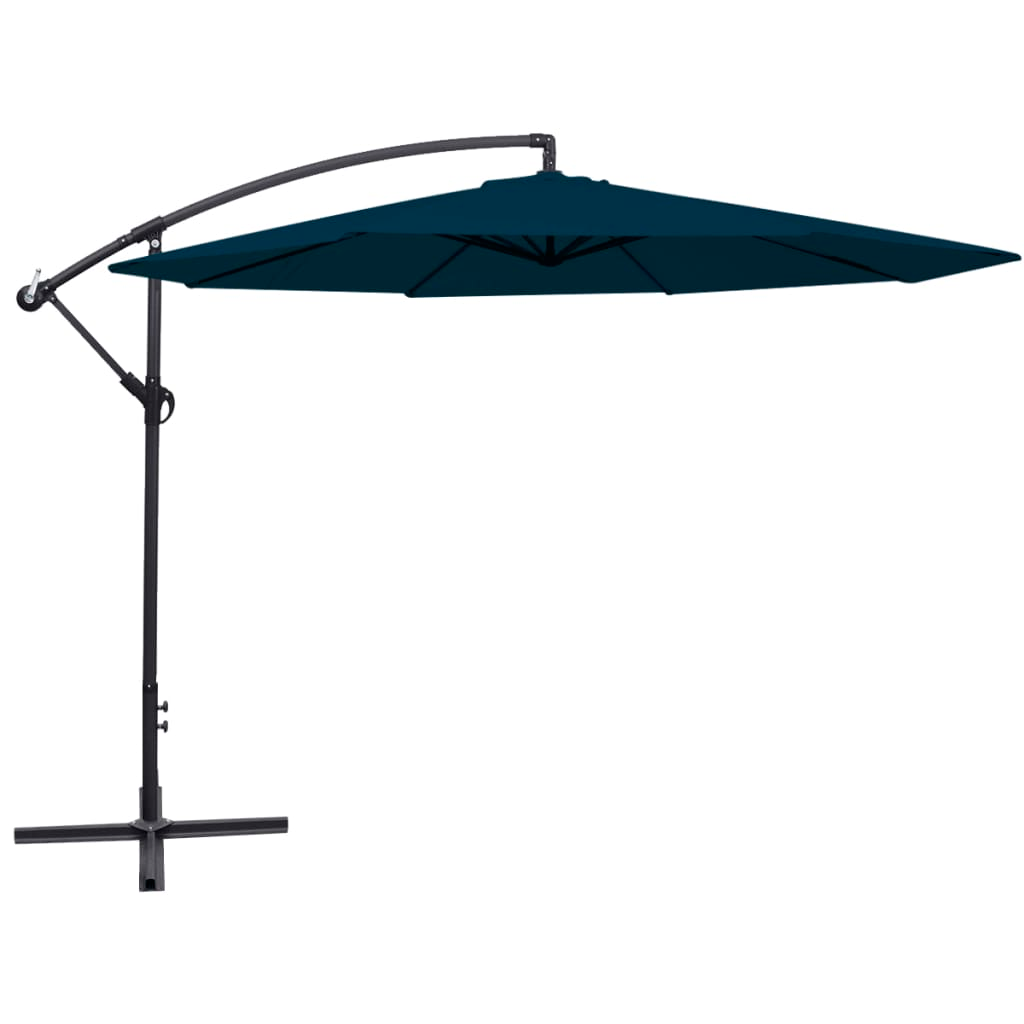 vidaXL Cantilever Umbrella 137.8" Blue