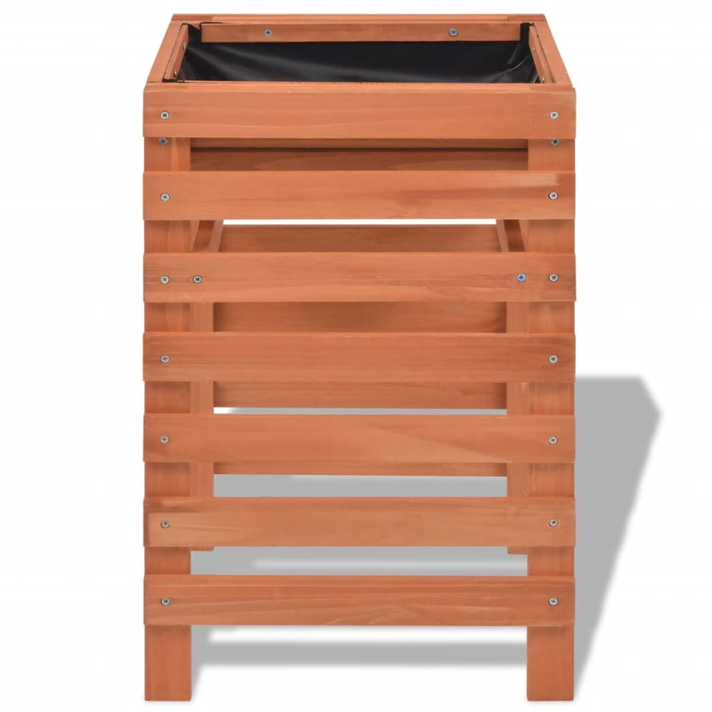 vidaXL Planter 14.9"x14.1"x23.6" Wood