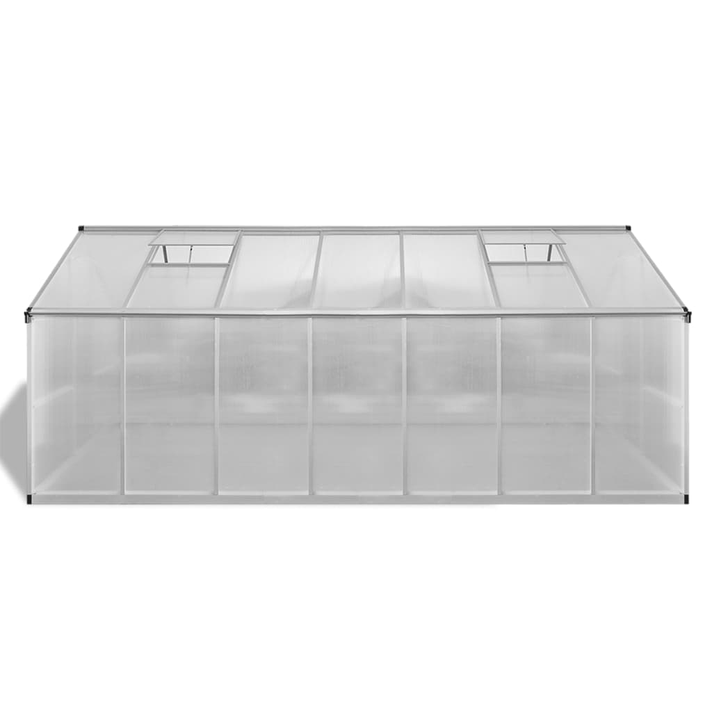 vidaXL Greenhouse Reinforced Aluminum 113.3 ft²