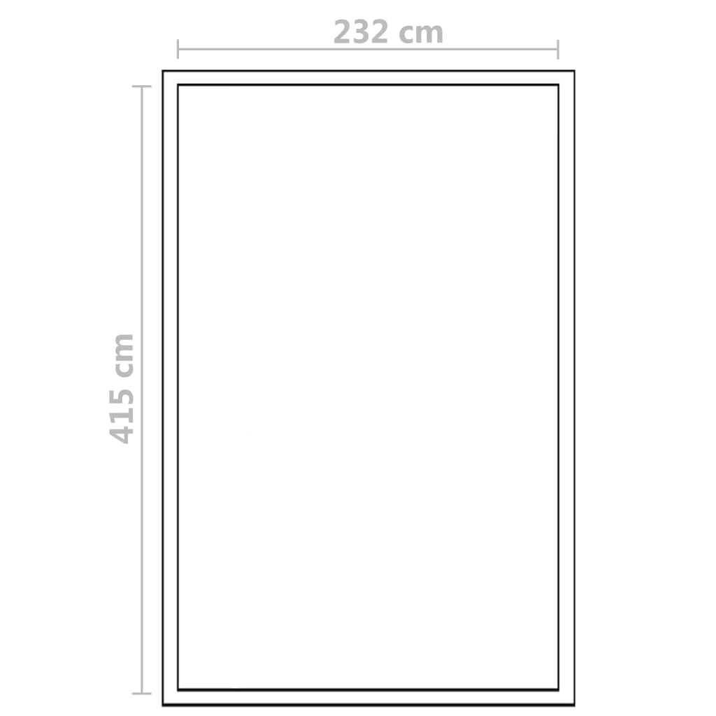 vidaXL Greenhouse Reinforced Aluminum 113.3 ft²