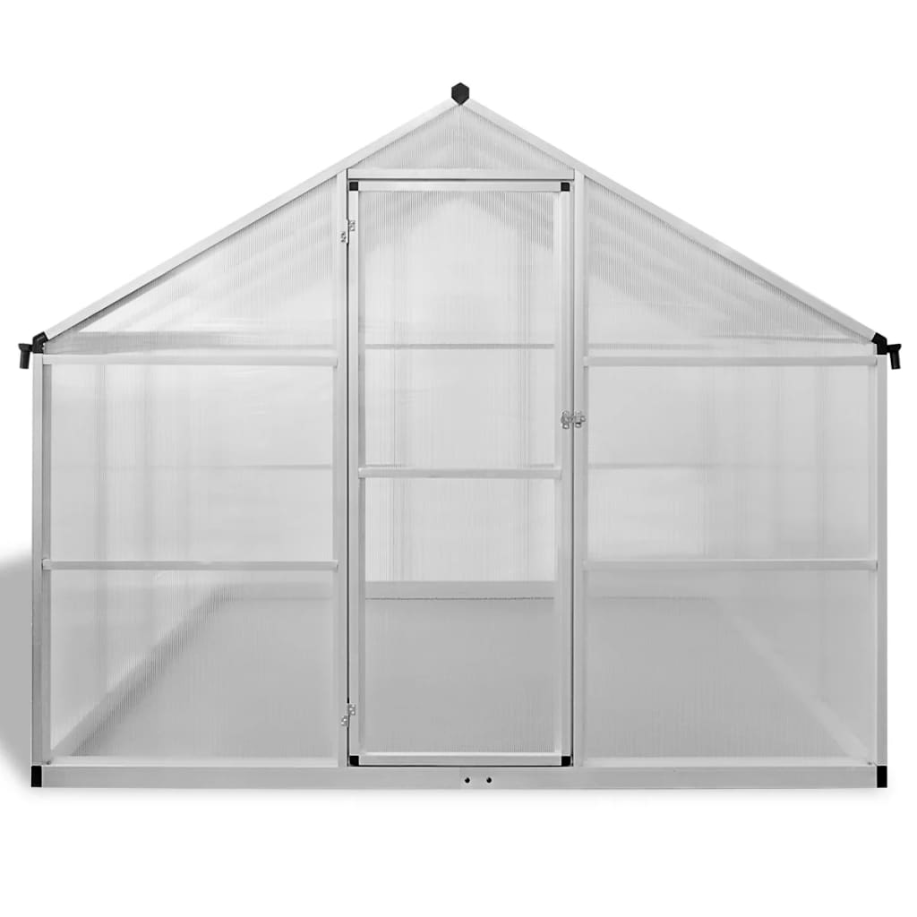 vidaXL Greenhouse Reinforced Aluminum 113.3 ft²