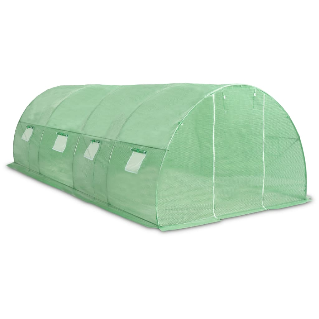 vidaXL Greenhouse 193.8 ft² 236.2"x118.1"x78.7"