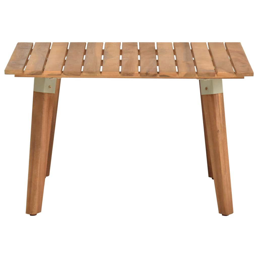 vidaXL Patio Coffee Table 23.6"x23.6"x14.2" Solid Acacia Wood